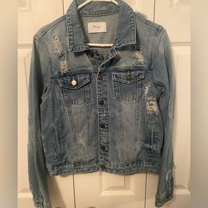 Distressed KanCan Jean Jacket